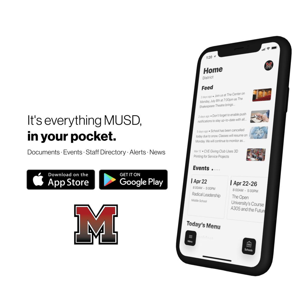 Morenci School District App - It's everything MUSD, in your pocket.