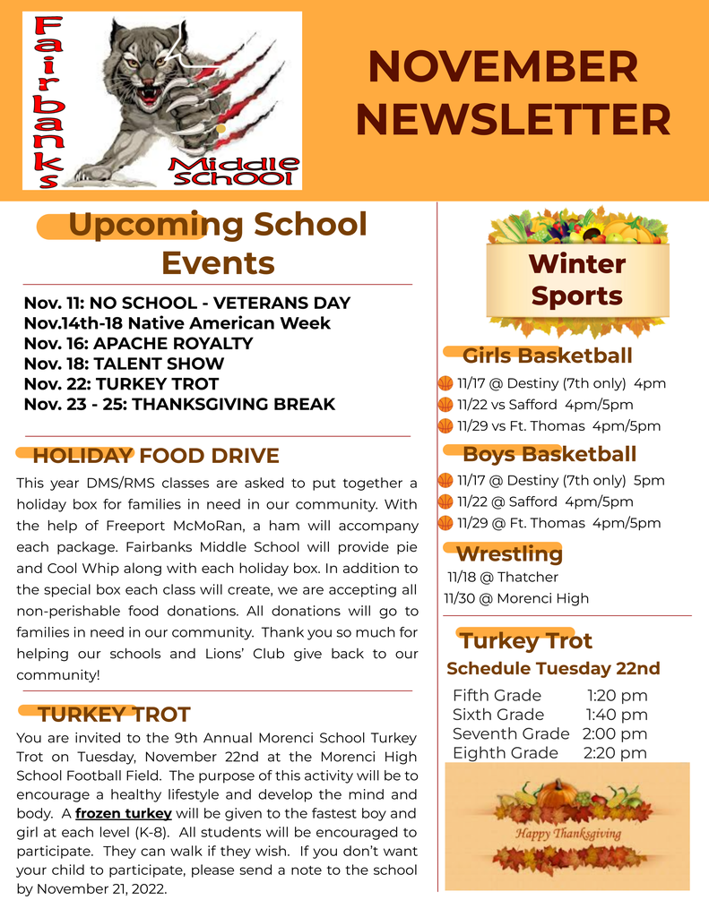 Fairbanks November Newsletter