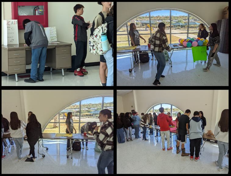 Students playing their Carnival Games in the MPR.