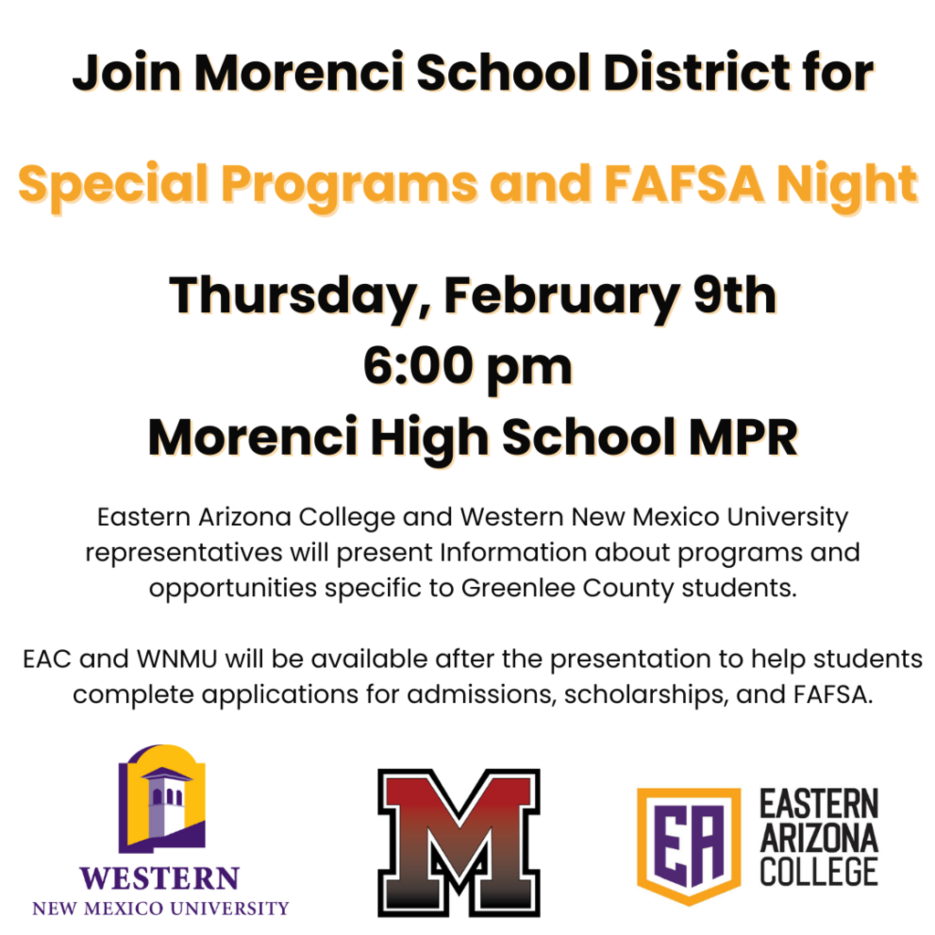 Special Programs and FAFSA Night